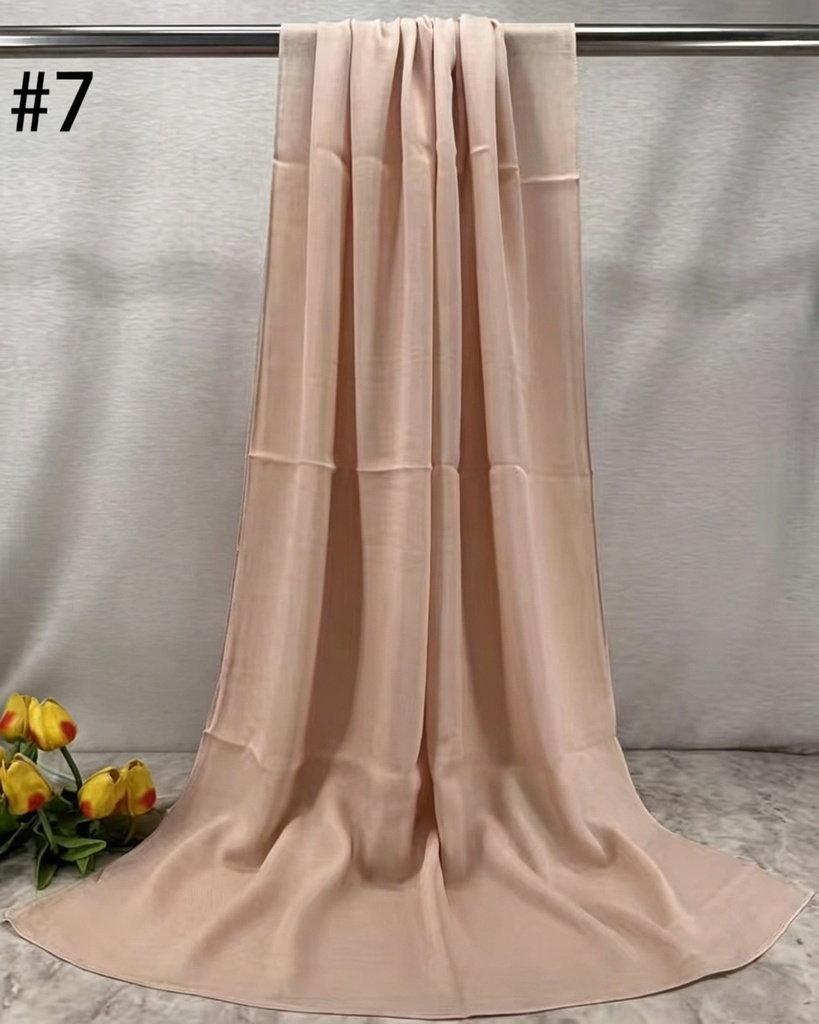 [BM7] BM7 - Bamboo Modal Hijab - Rosewood Mist - 7