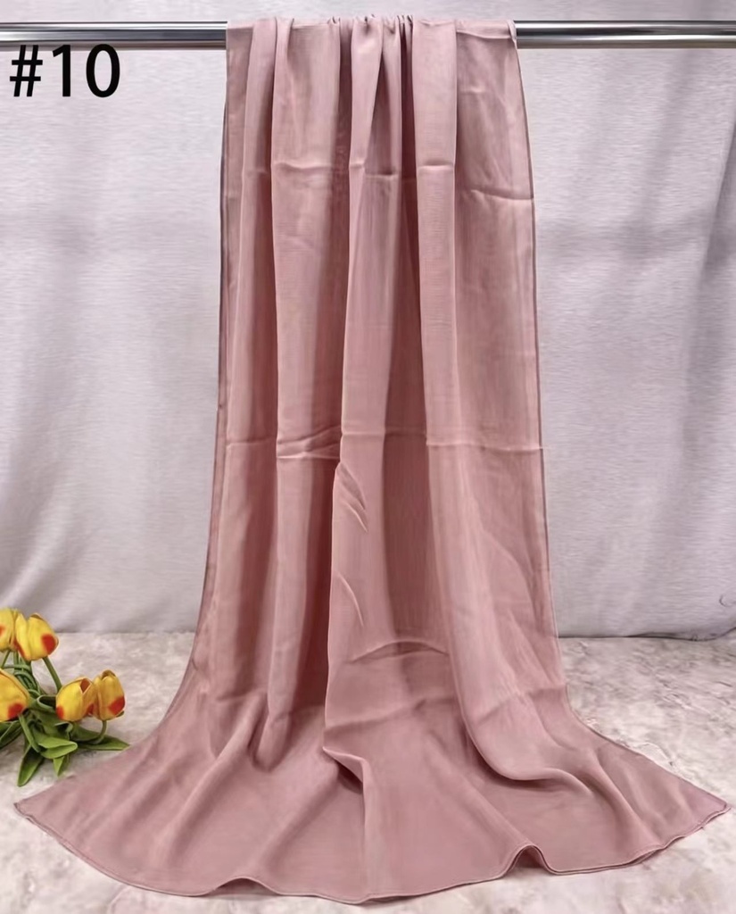 [BM10] BM10 - Bamboo Modal Hijab - Blush Silk