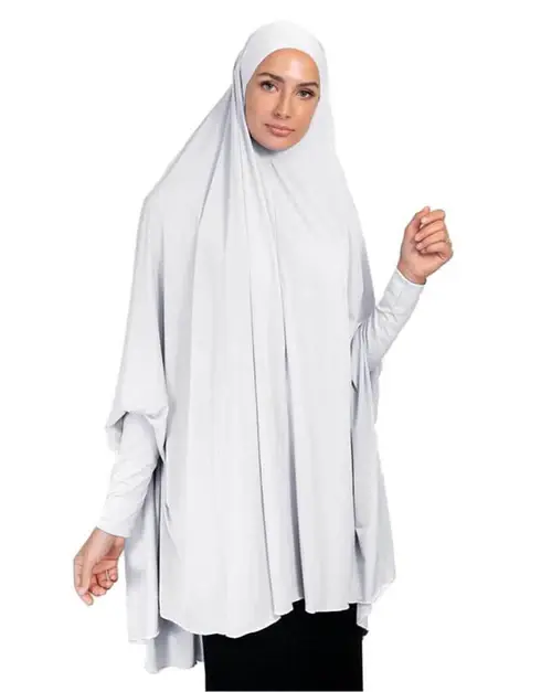 Pure Elegance Khimar - White