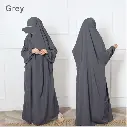 Haya Comfort Jilbab - (Grey)