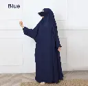 Haya Comfort Jilbab - (Blue)