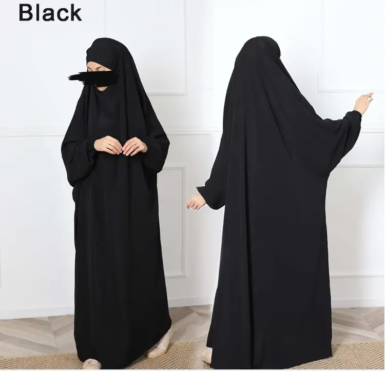 Haya Comfort Jilbab - (Black)