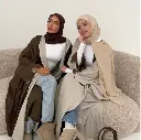  Junaynah Reversible Linen Abaya - Earth & Sand