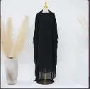Safa 2-Layer Khimar – Black