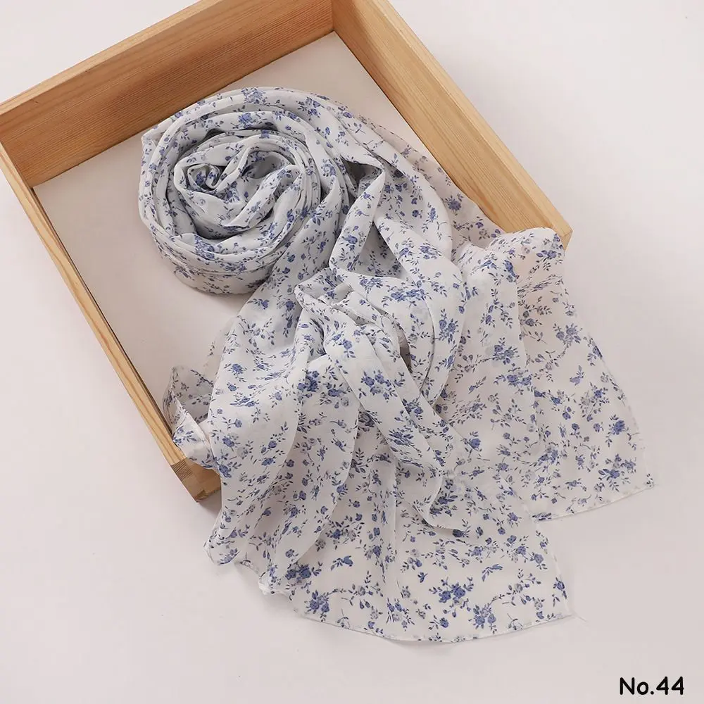 Printed Hijab - Azure Lily PH44 