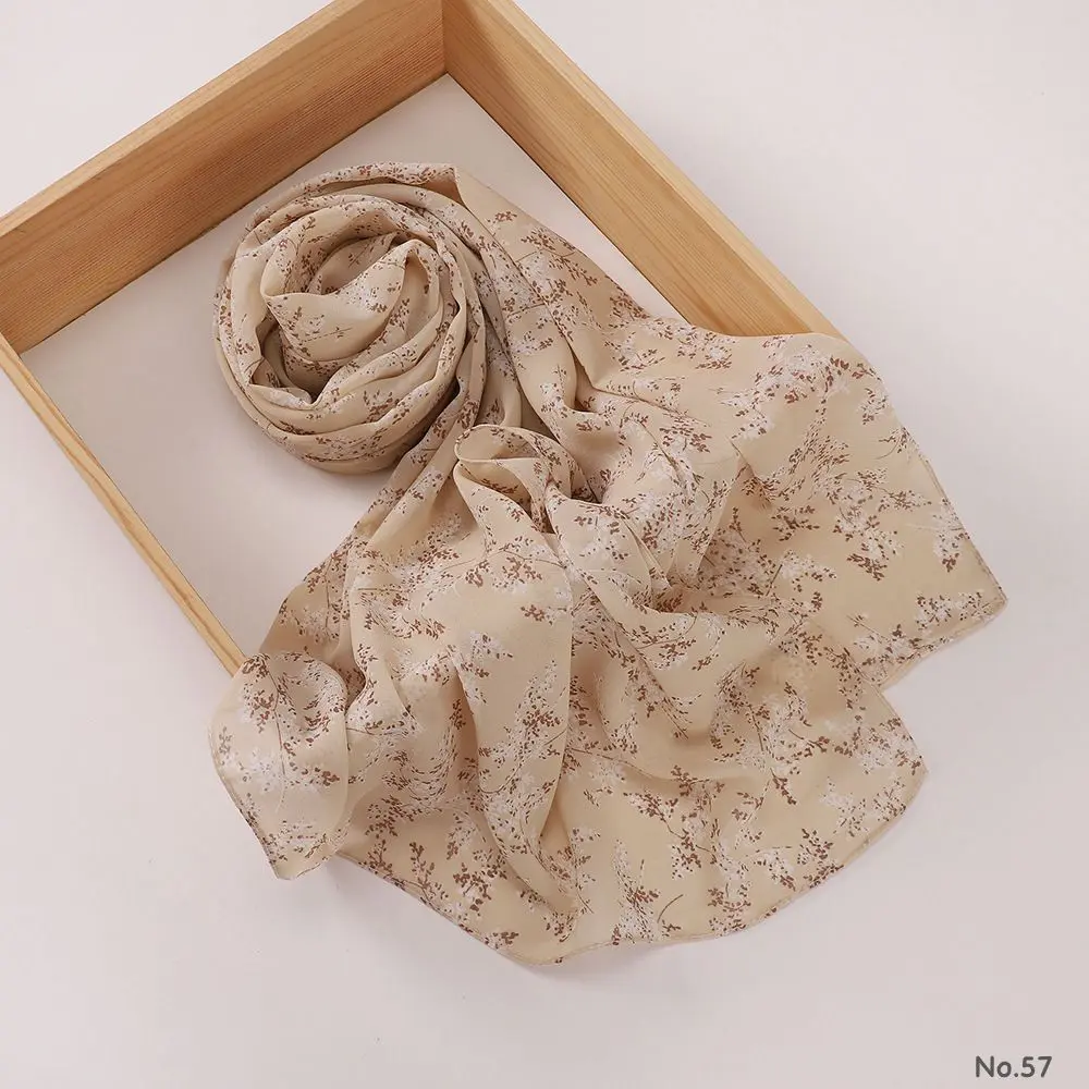 [PH57] Printed Hijab - Sand Bloom PH57