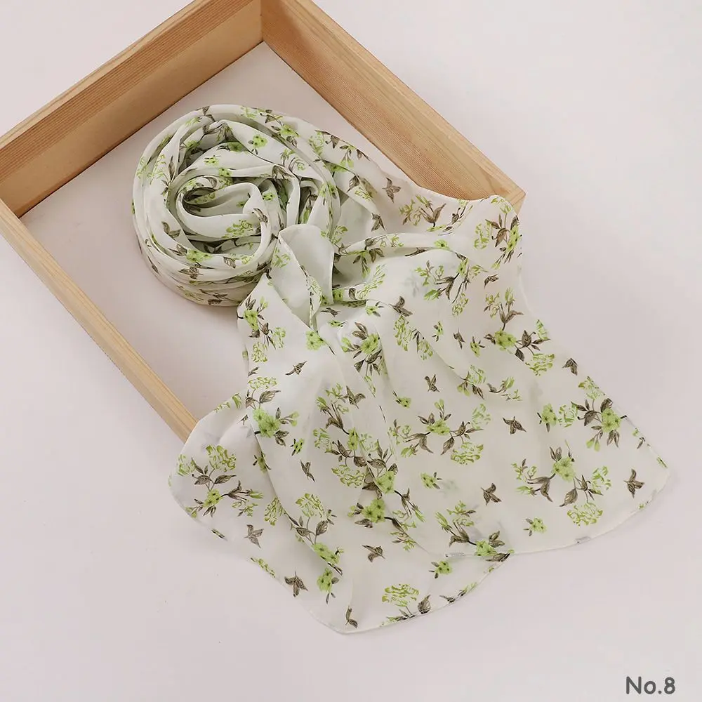 [PH8] Printed Hijab - Spring Bloom PH8