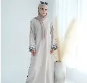 Falasteen Heritage Abaya - Sand
