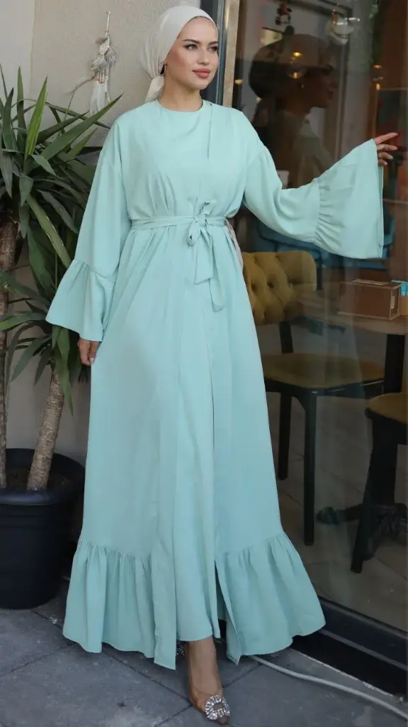 Istanbul Grace Dress – Mint Mist
