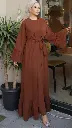 Istanbul Grace Dress – Mocha Brown