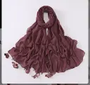 Heart Petal Hijab - - Mulberry Blush - (1)