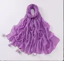 Heart Petal Hijab -  Lavender Whisper - 12