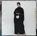 Luxe Hood Abaya Series - Black