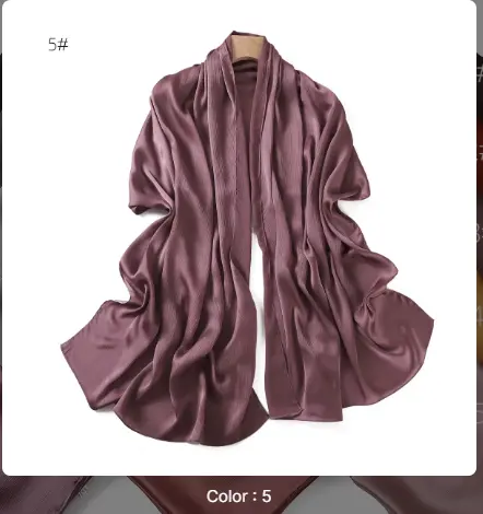 Satin Luxe Hijab - Plum Rose (5#)