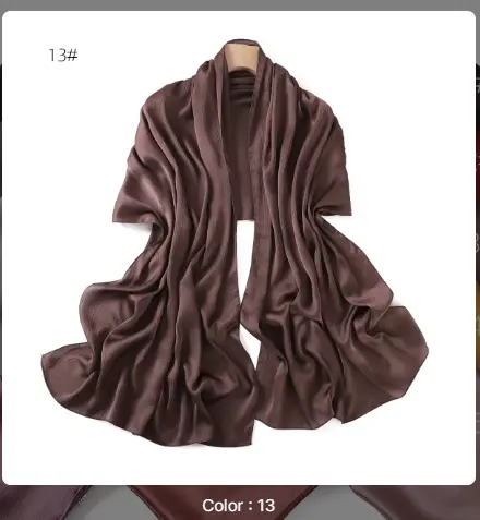 Satin Luxe Hijab – Mocha Dusk (13#)