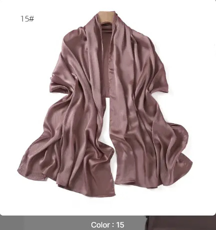 Satin Luxe Hijab – Dusty Orchid (15#)