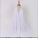 Gemstone Veil Set - WHITE - 5