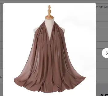 Gemstone Veil Set - BROWN - 3