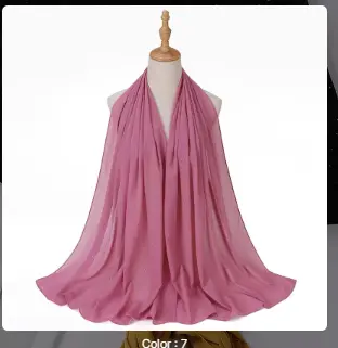 Gemstone Veil Set - Rosy Orchid  - 7