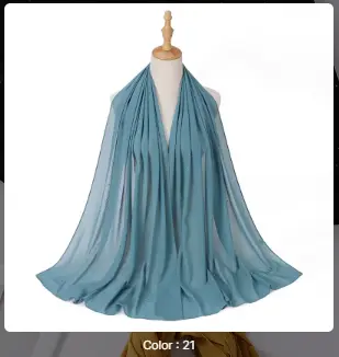 Gemstone Veil Set - Misty Teal  - 21