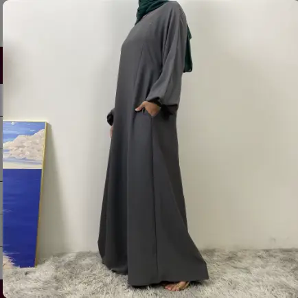 Modest Mum Nursing Abaya - Gray (S)