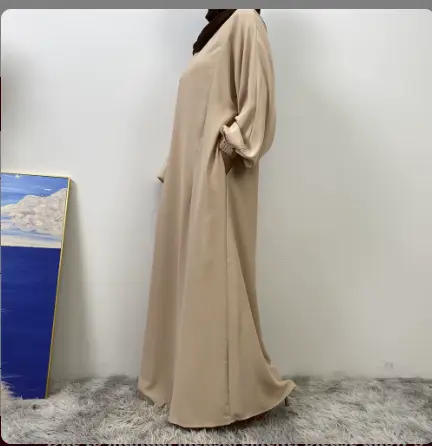 Modest Mum Nursing Abaya - Cream (S)