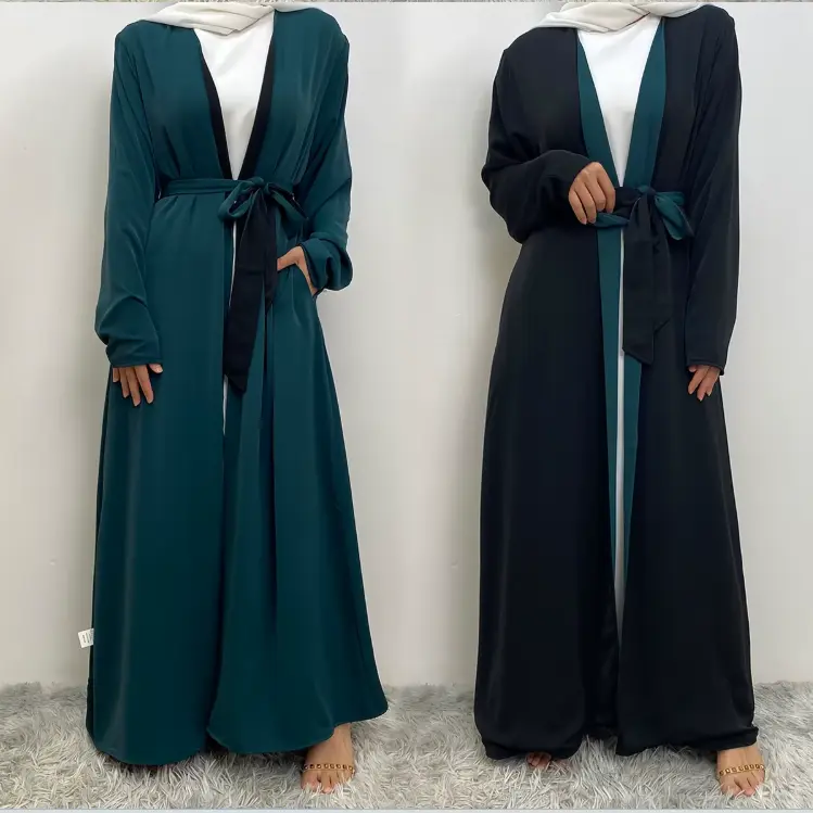 DuoLuxe Nida Reversible Collection –Jet Black & Emerald Green (S)