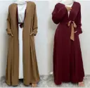 DuoLuxe Nida Reversible Collection – Soft Beige & Rich Maroon 
