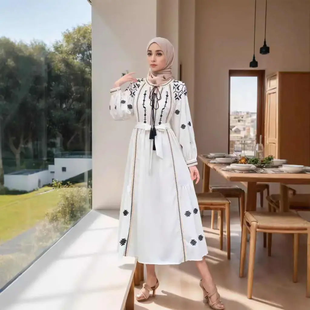 Ayla Motif Collection - White (S)