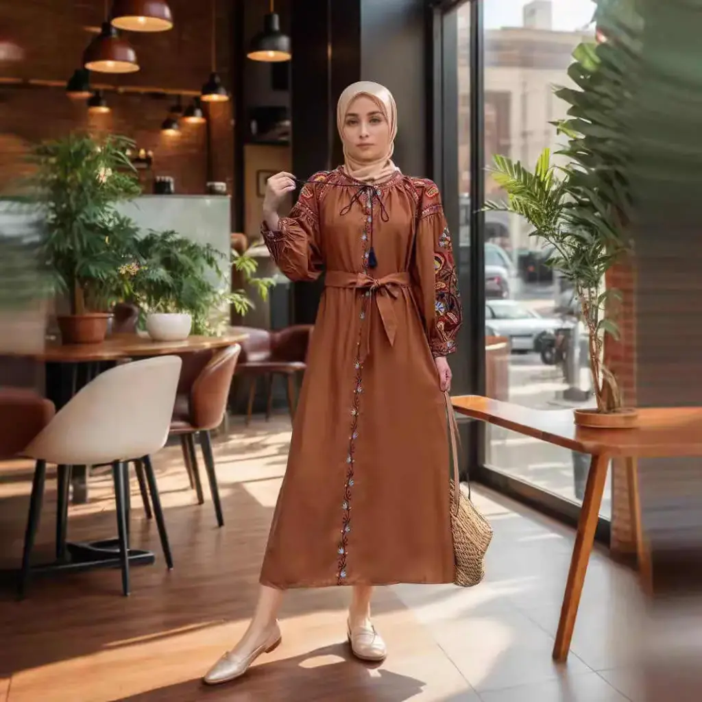 Noura Étoffe Coffee  (S)