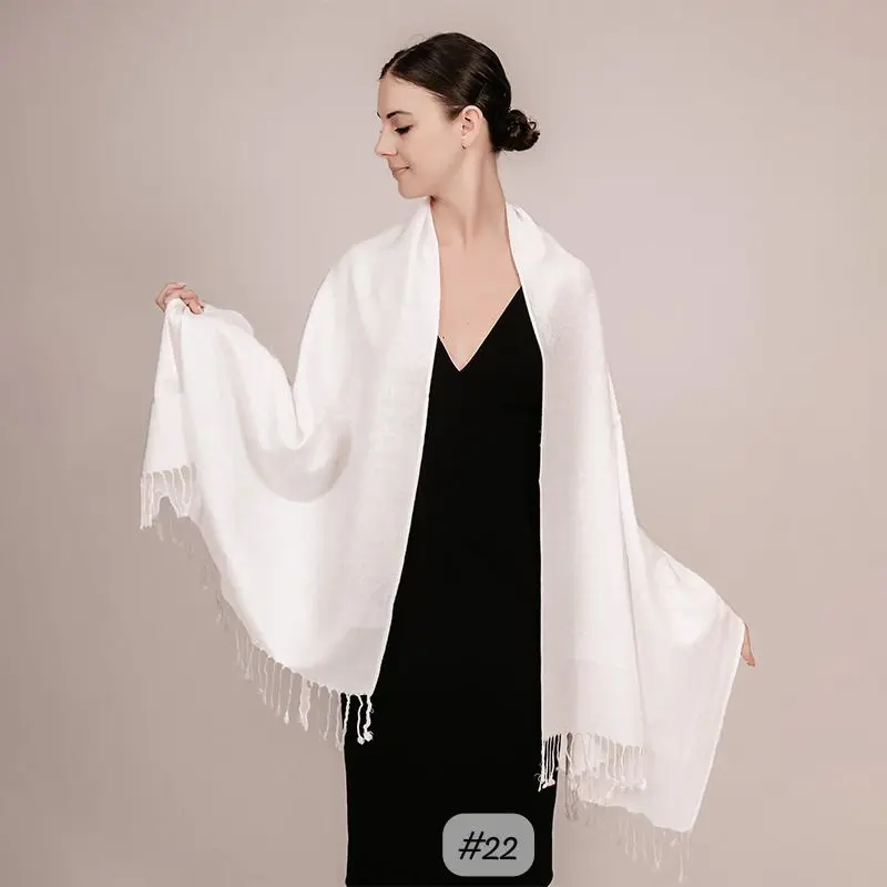 JPS22 - Jacquard Pashima Scarf - 22