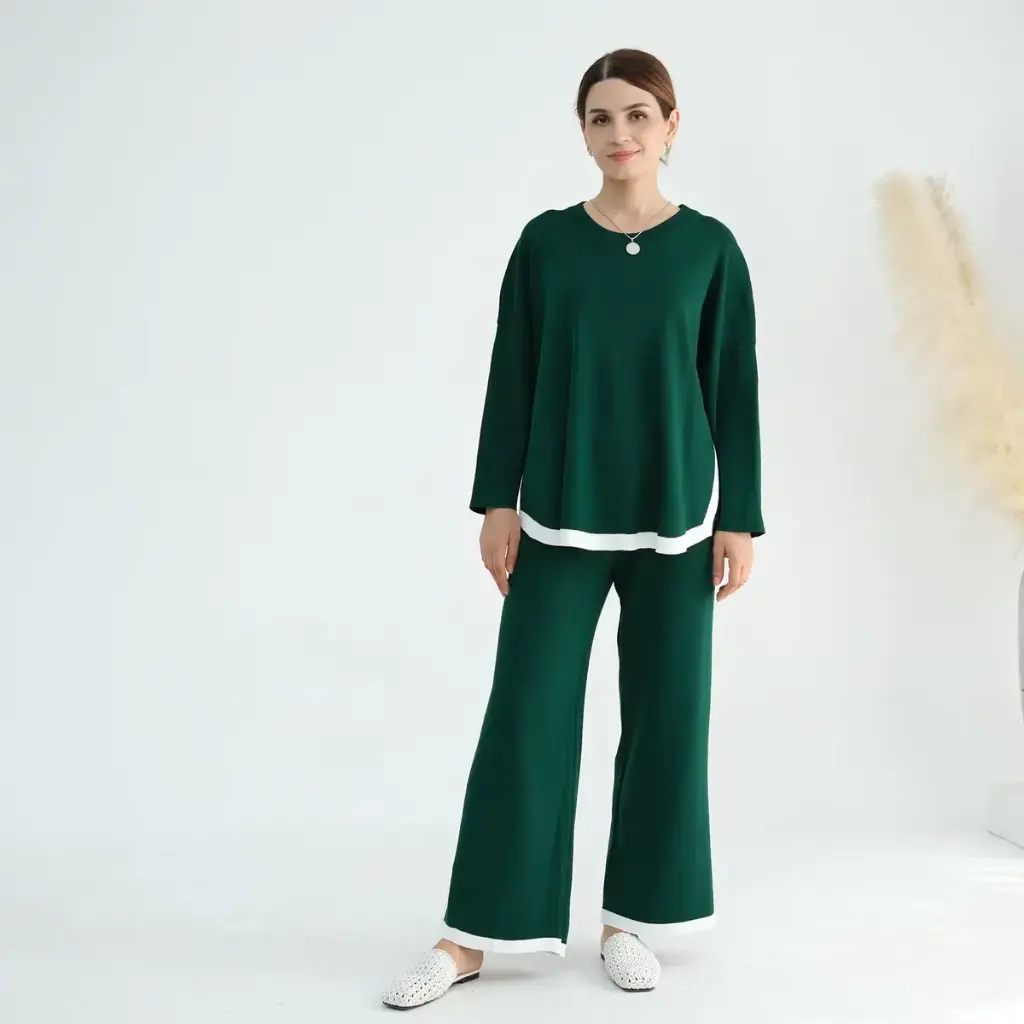 Modish Layers Coordset - 🌿 Dark Green | LR868