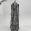 Elysian Pleated Abaya Collection - Blue Ash Grey - LR986 