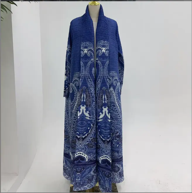 Elysian Pleated Abaya – LR991 Ocean Regal