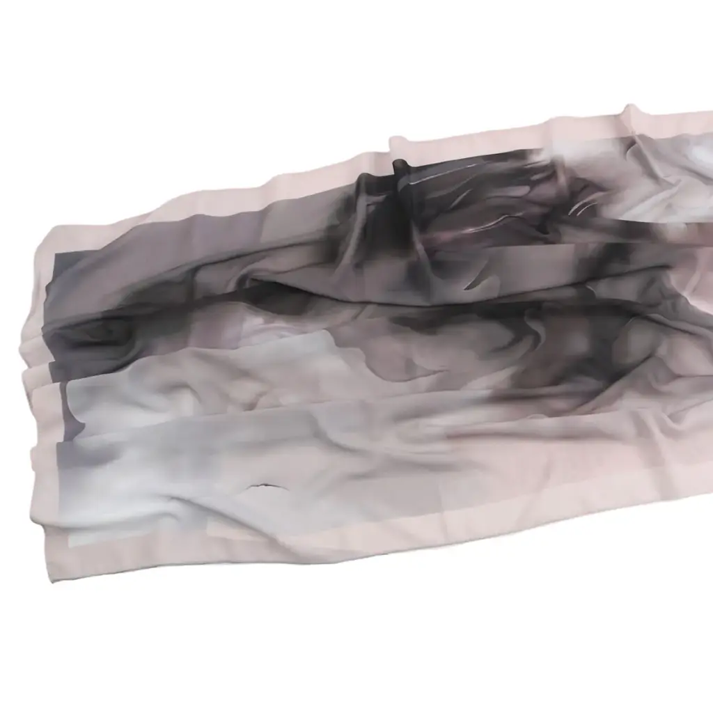 Dusky Pearl Printed Hijab - CW67