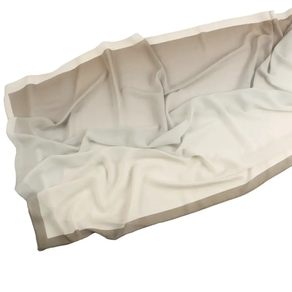 Warm Almond Printed Hijab - CG25