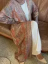 Sunset Earth Pashmina Abaya 