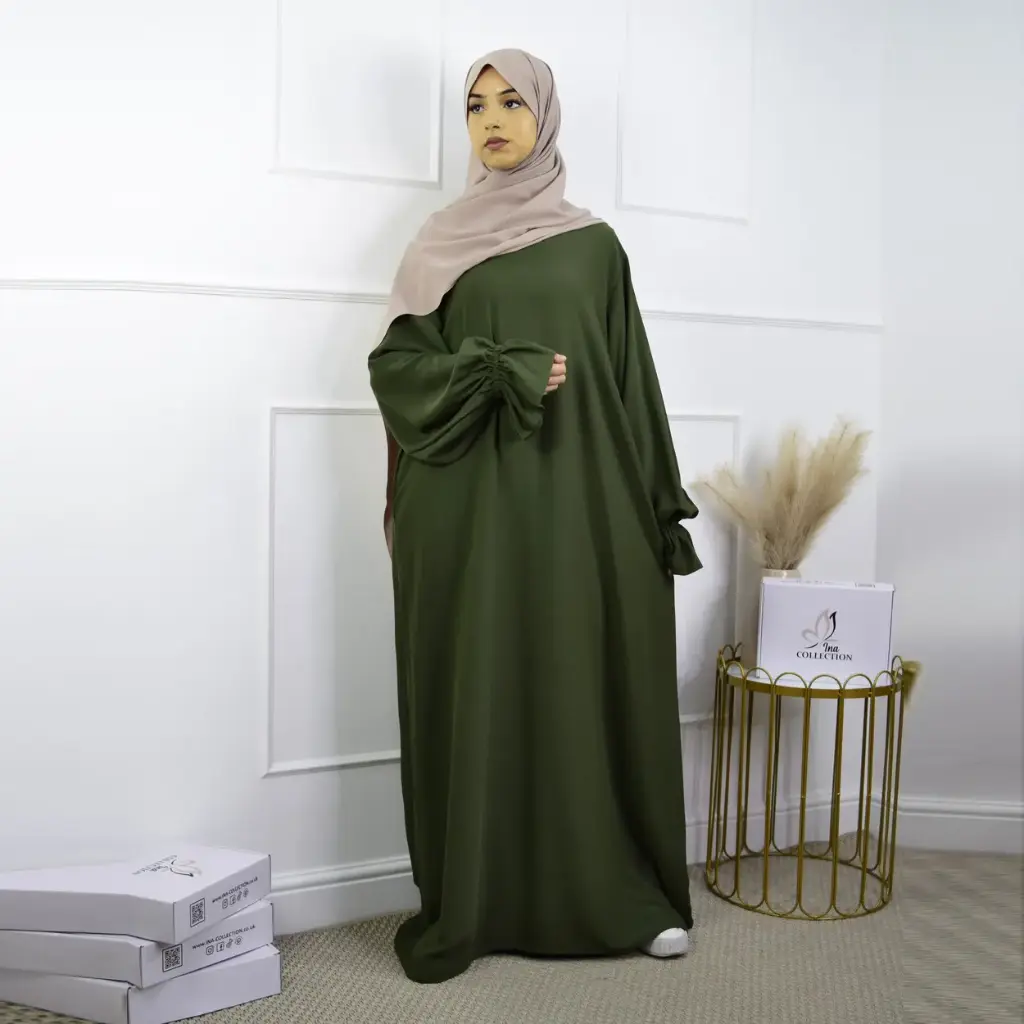 Everyday Nida Abaya – Olive Mist