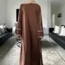 Elevé Abaya - Mocha Brown