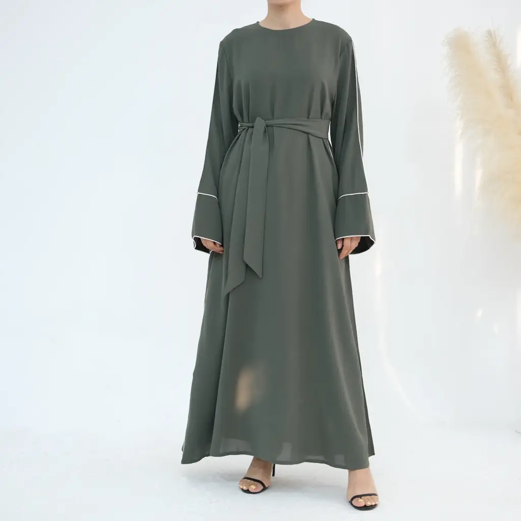 Elevé Abaya - Olive Serenity