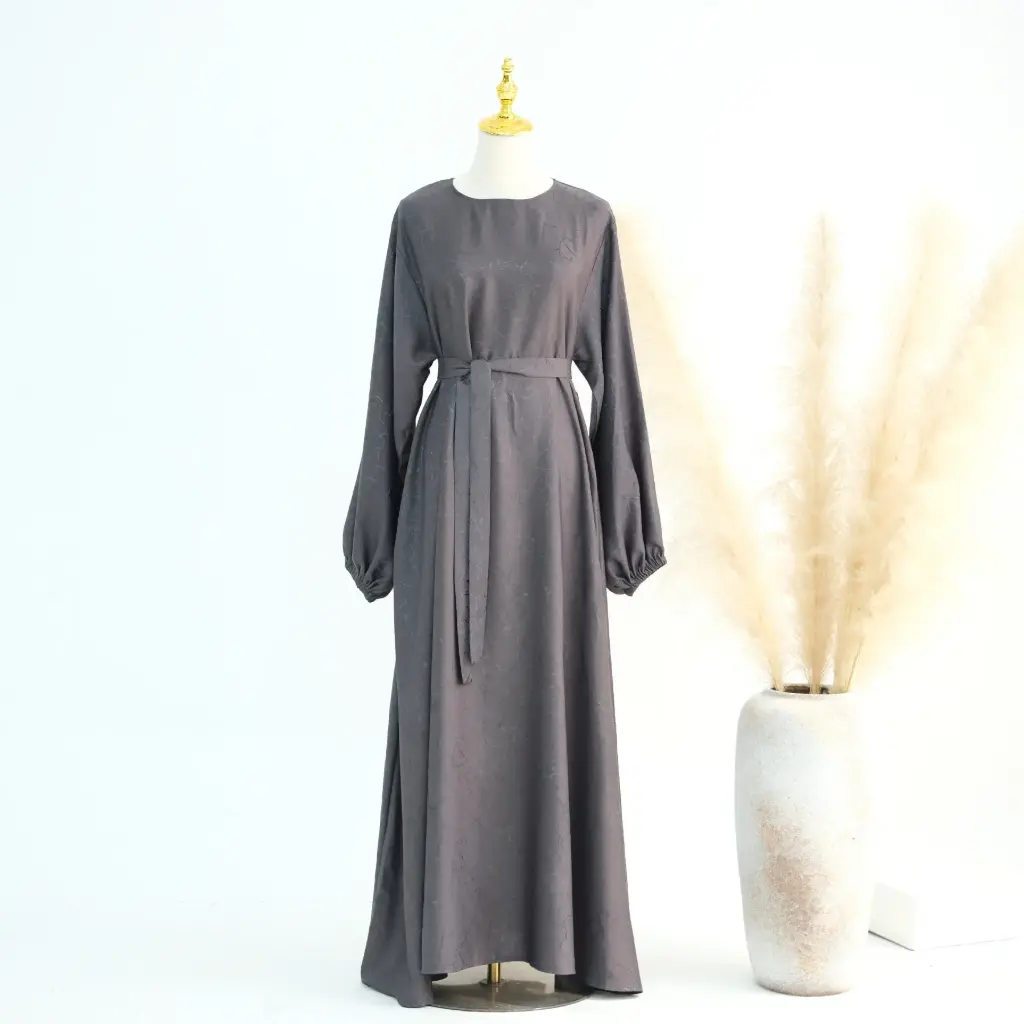 Zephyr Vein Abaya - Ash