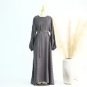 Zephyr Vein Abaya - Ash