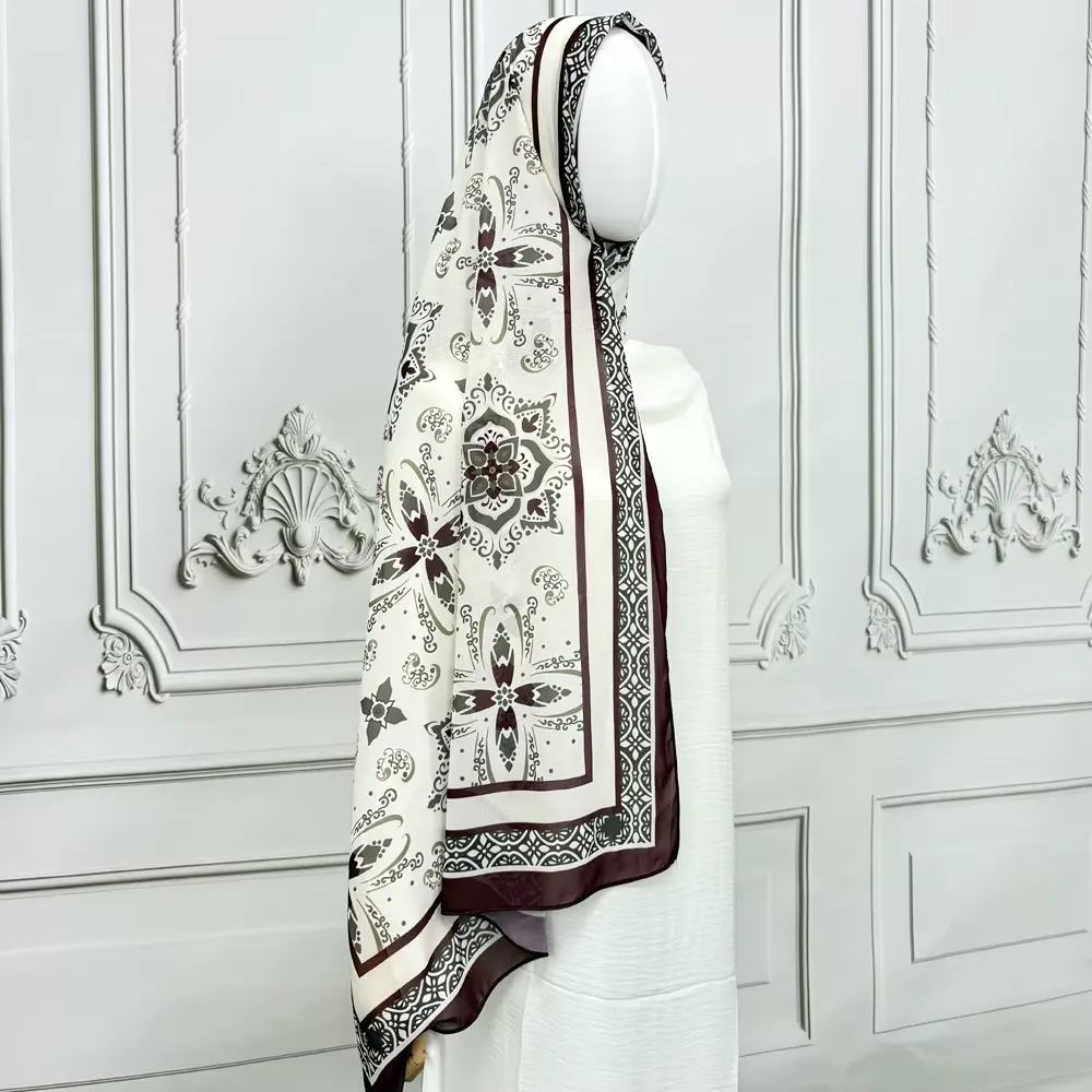 Arabesque Printed Hijab - CP76