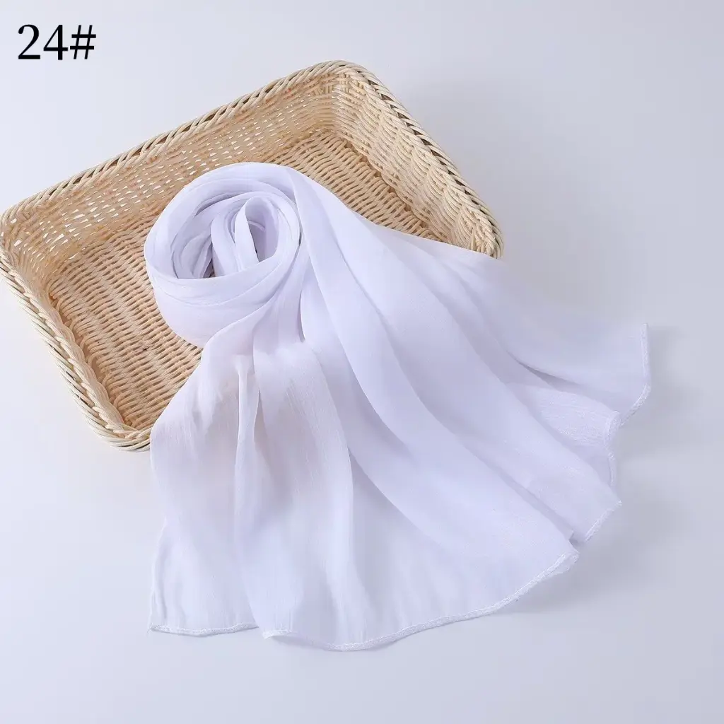 Shimmer scarf 24 - Luminous White