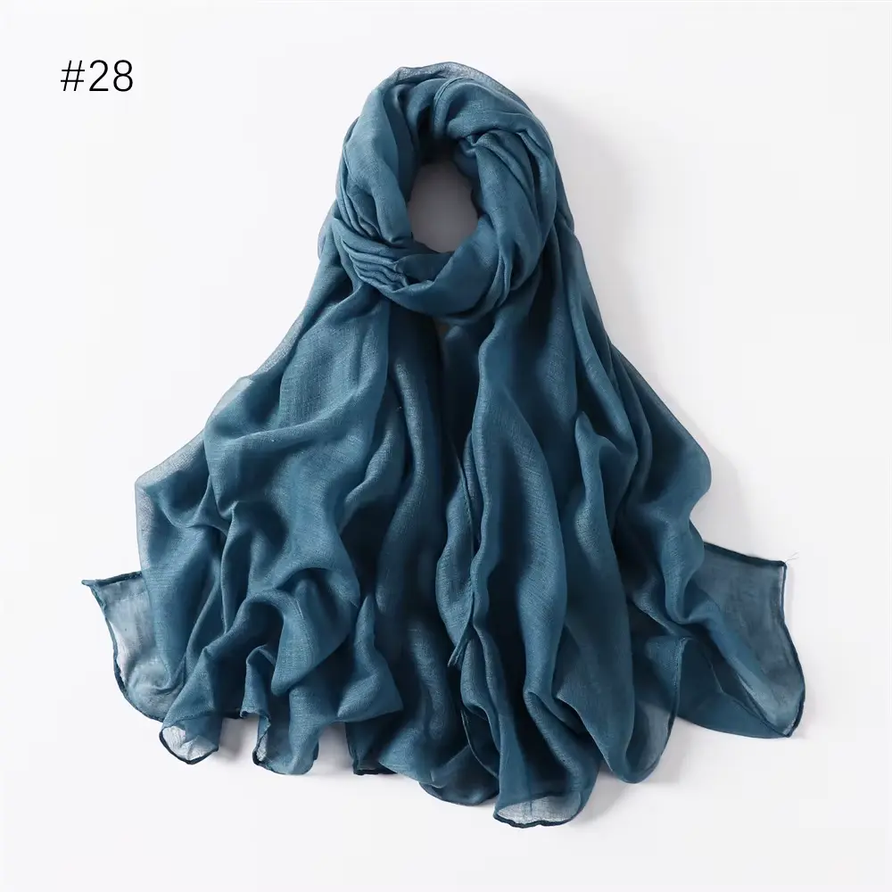 Summer Rayon Cotton - Denim Blue  - REF28
