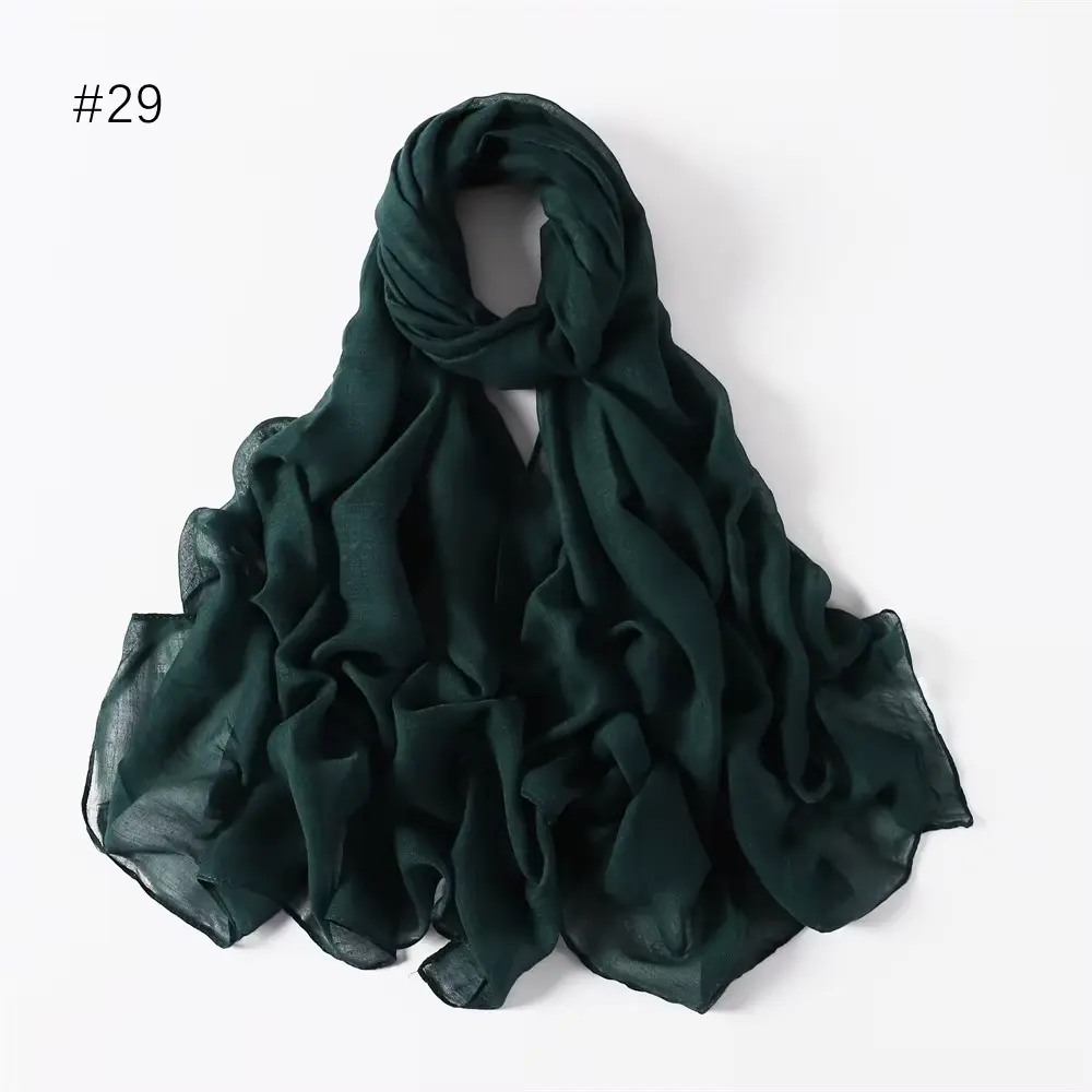 Summer Rayon Cotton - Forest Green -REF29