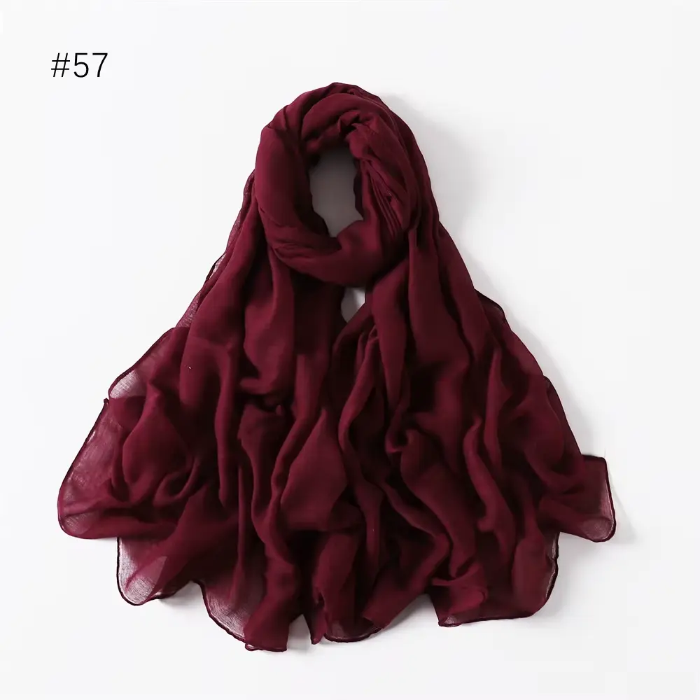 Summer Rayon Cotton - Dark Cherry - REF57