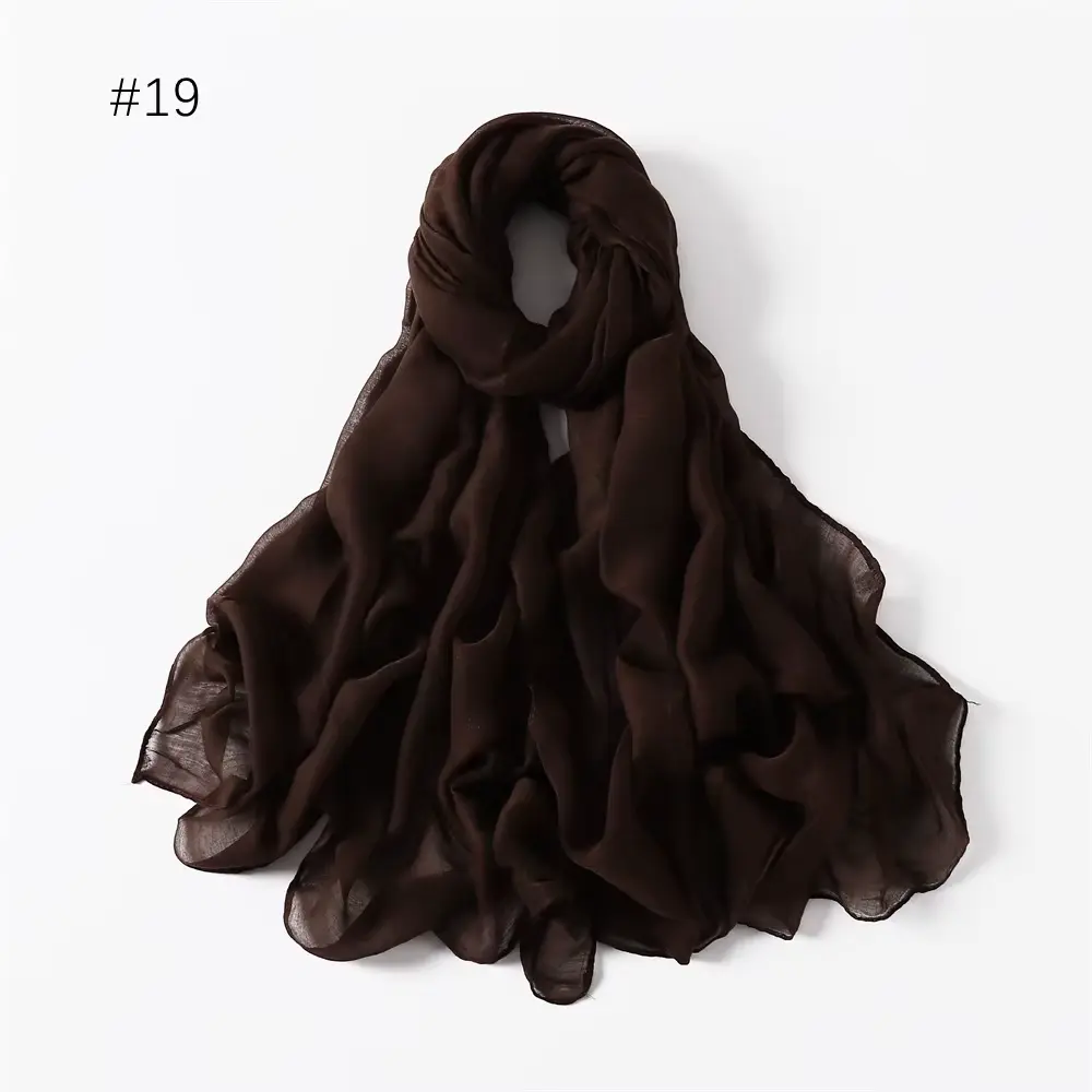 Summer Rayon Cotton - Espresso Brown  - REF19