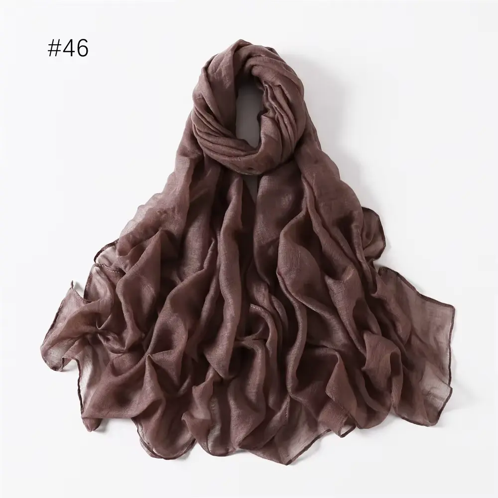 Summer Rayon Cotton - Ash Brown - REF46