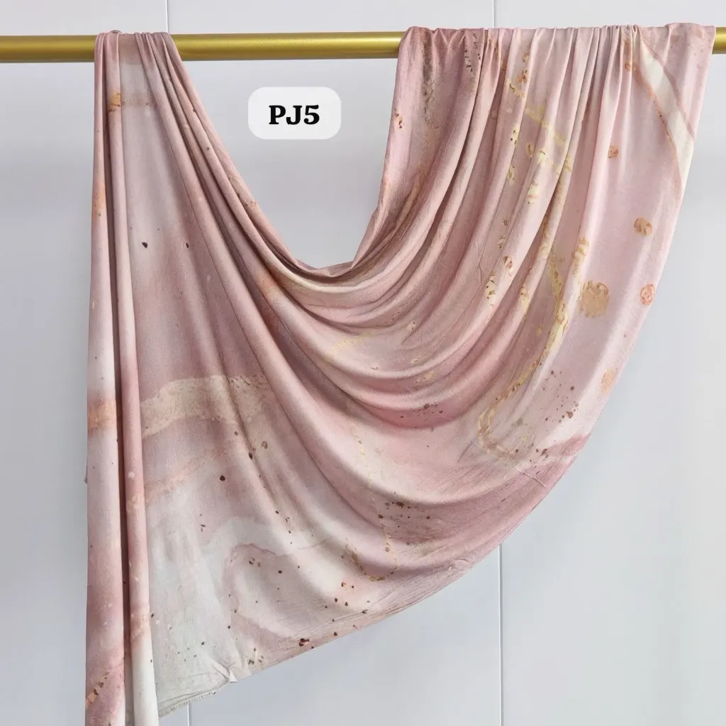 PJ5 - Printed Premium Jersey Cotton - Rose Whisper Line
